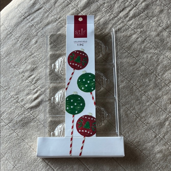 Stir Lollipop Mold with Festive Designs - Picture 1 of 2